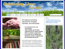 Tablet Screenshot of cultivatinglives.com